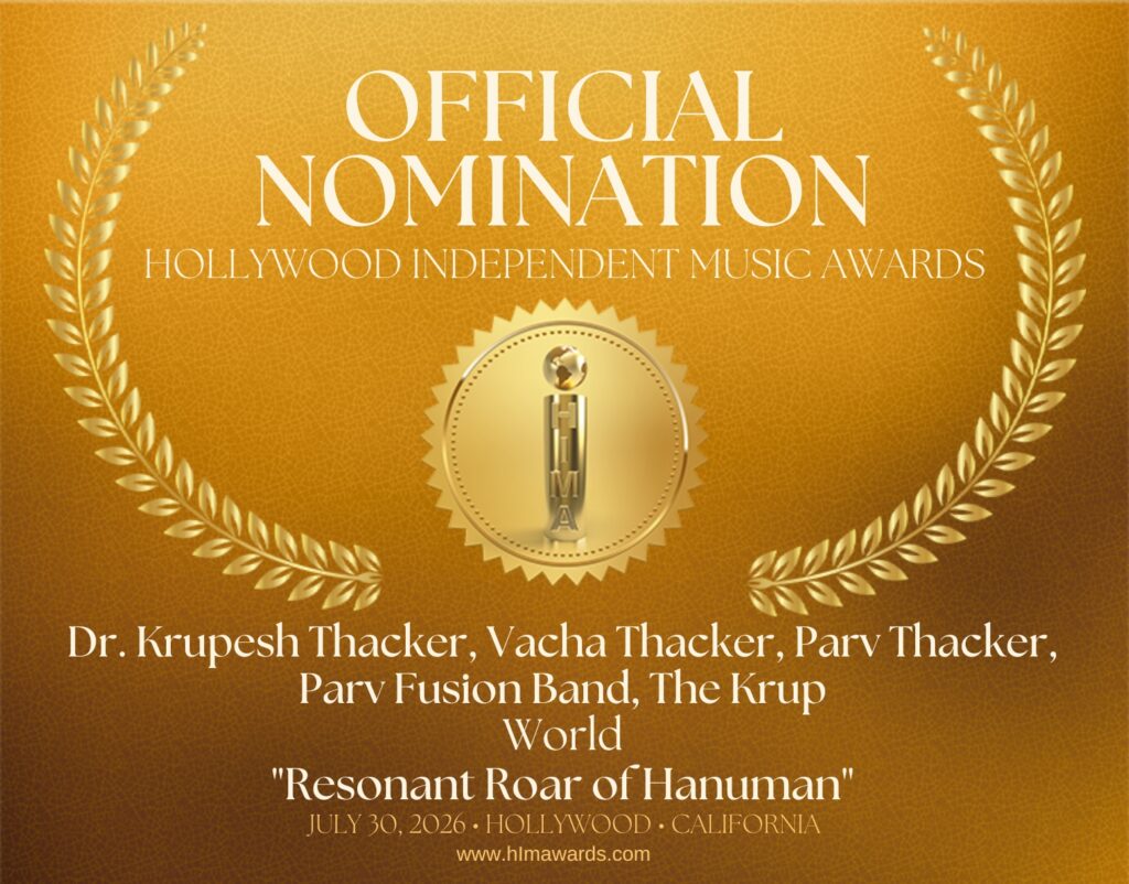 Hollywood Independent Music Awards Dr Krupesh Vacha Parv Fusion Band Krup Music Give Vacha Foundation Main Bhi Arjun: Parv