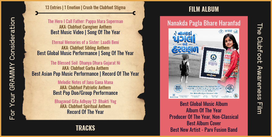 Nanakda Pagla Bhare Haranfad Grammy Awards 2027 For Your Consideration FYC Krup Music Give Vacha Foundation
